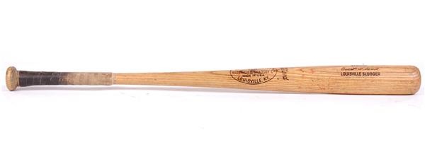 Baseball Equipment - 1965/68 Curt Flood Game Used Bat