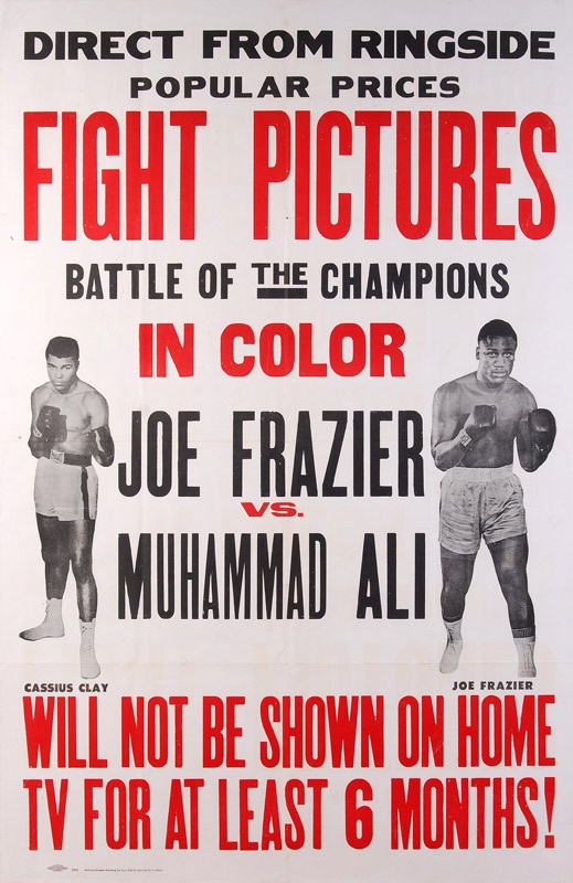 Muhammad Ali & Boxing - Muhammad Ali and Joe Frazier Battle of the Champions Poster