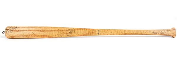 Baseball Autographs - Baseball Bat Signed by (75) Players with Grover Alexander