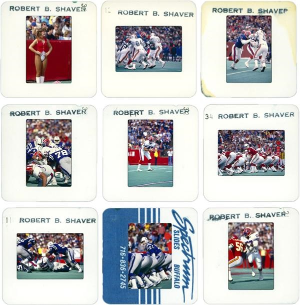 Large Collection of 1985 and 1986 NFL Football Slides (1,300+)
