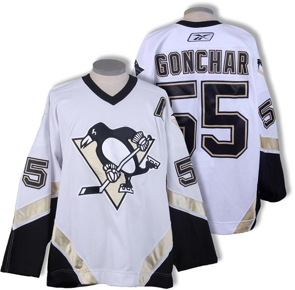 2005-06 Sergei Gonchar Pittsburgh Penguins Game Worn Jersey