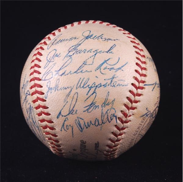 Baseball Autographs - 1953 Chicago Cubs Team Signed Baseball