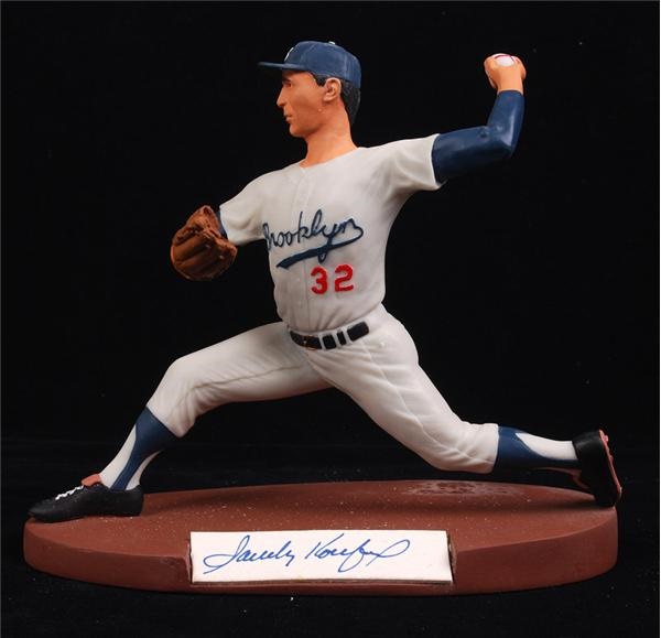 Sandy Koufax Signed Salvino Baseball Statue