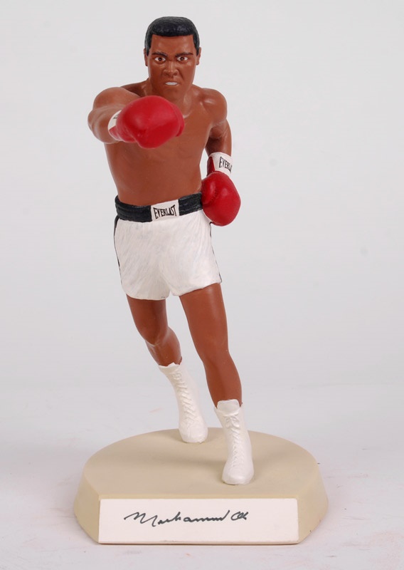 Muhammad Ali & Boxing - Muhammad Ali Signed Salvino Boxing Statue