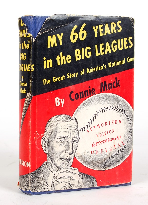 Baseball Autographs - Connie Mack Signed 1st Ed Hardcover Book