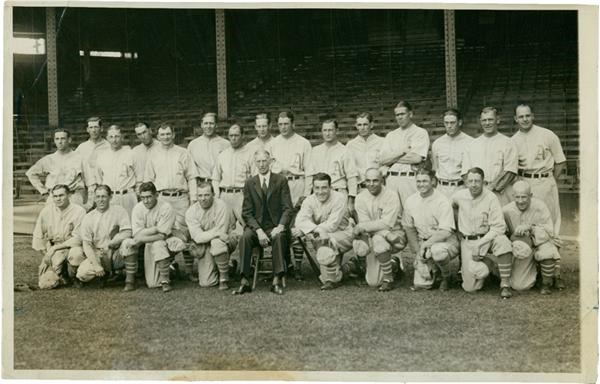 Philadelphia Athletics Team Panoramic News Service Photo (1930)