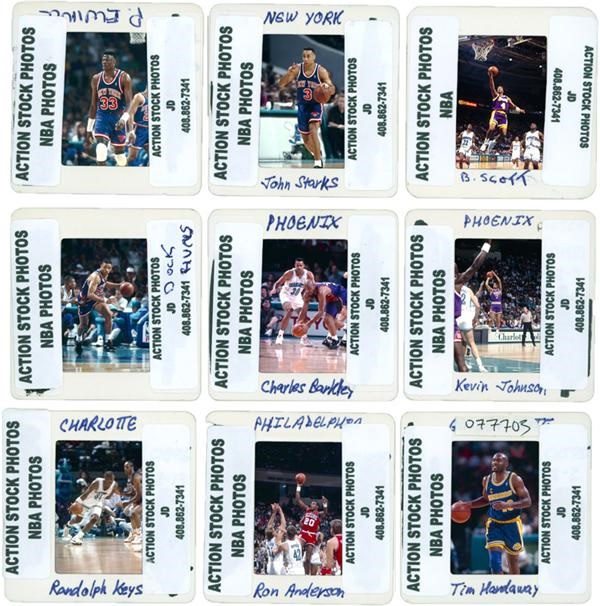 Basketball - Professional Photographer's 1980's NBA/College Hoops 35mm Color Slide Collection (450+)