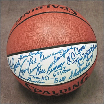 - 1960-61 Boston Celtics Team Signed Basketball