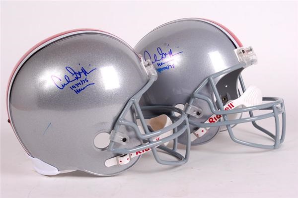 Football - Archie Griffin Signed Full Size Football Helmets (2)