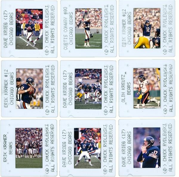 Football - Professional Photographer's 1980's-1990's 35mm NFL Color Slide Collection (2,000+)