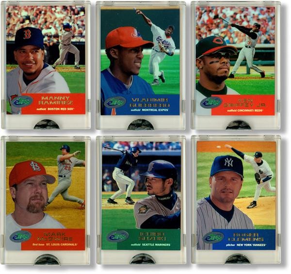 Baseball and Trading Cards - 2001 Topps ETopps Complete Set (75)