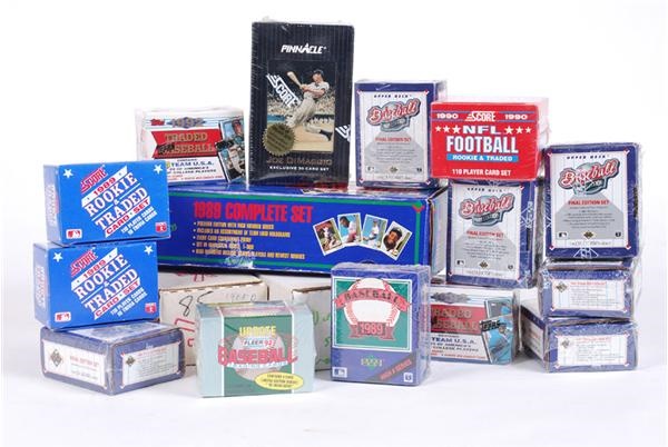 Baseball and Trading Cards - 1980's-1990's Baseball Card Set Collection