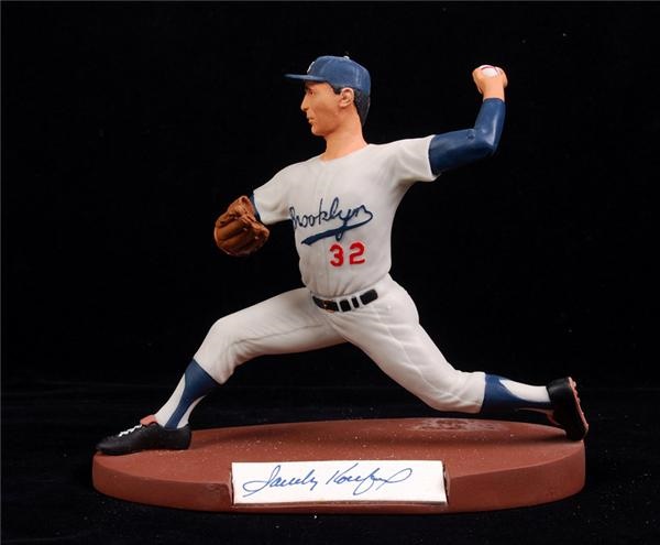 Baseball Autographs - Sandy Koufax Signed Salvino Sports Statue