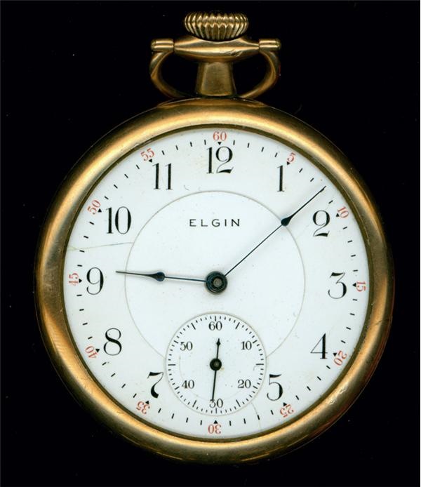 Ernie Davis - 1920 Baseball Championship Pocket Watch