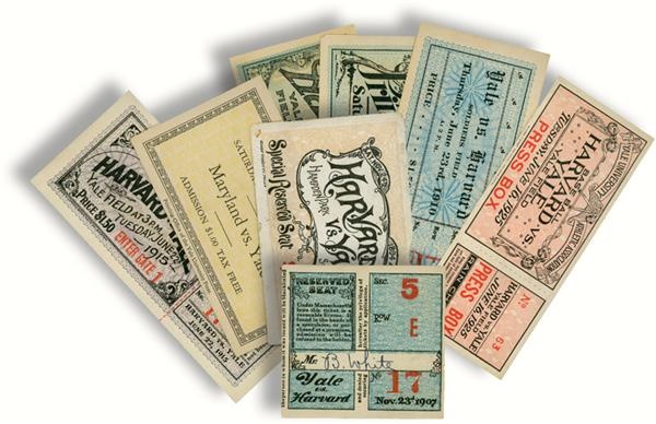 Football - Early Yale Football Full Tickets and Stubs 1894-1934 (9)