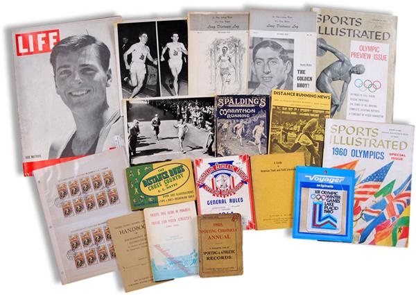 All Sports - Extensive Olympic / Track Publication Lot (1910's-1980's)