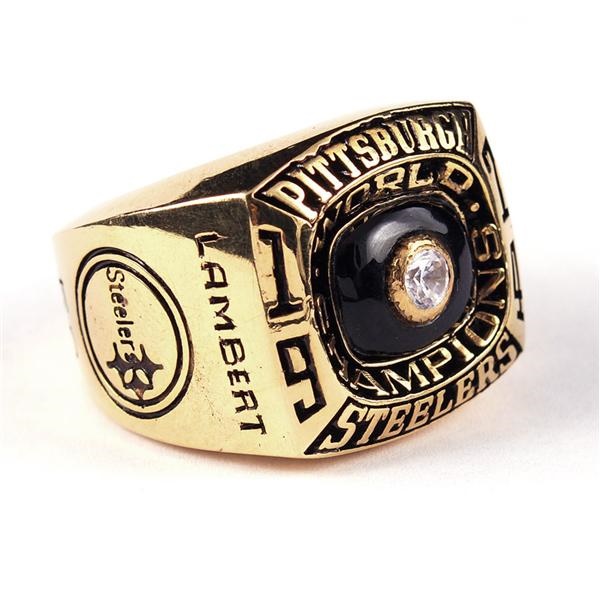 Football - 1974 Jack Lambert Steelers Super Bowl IX Ring