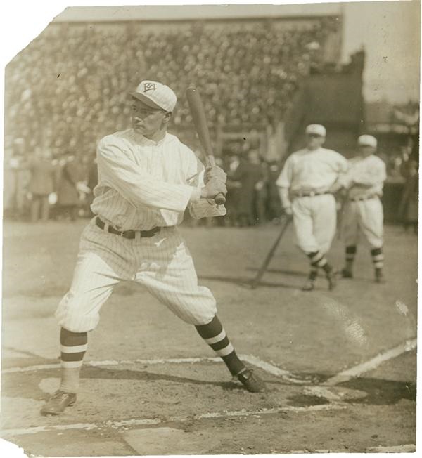 Baseball Photographs - Zack Wheat with Brooklyn Dodgers (Circa 1910)