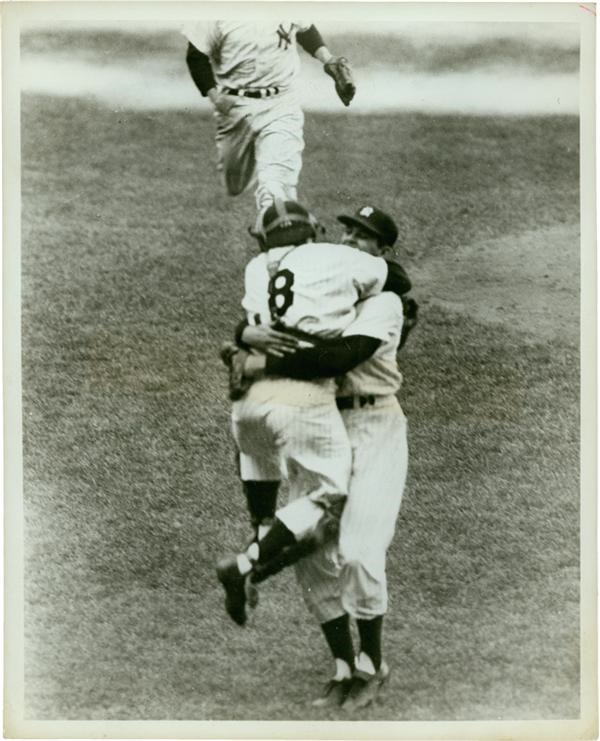 Baseball Photographs - Don Larsen Throws Perfect Game (1956 World Series)