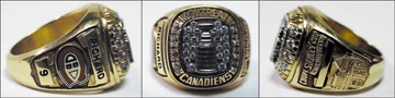 - Maurice Richard Stanley Cup Career Championship Ring