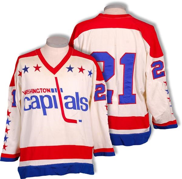 Hockey Equipment - 1978-79 Dennis Maruk Washington Capitals Game Worn Jersey