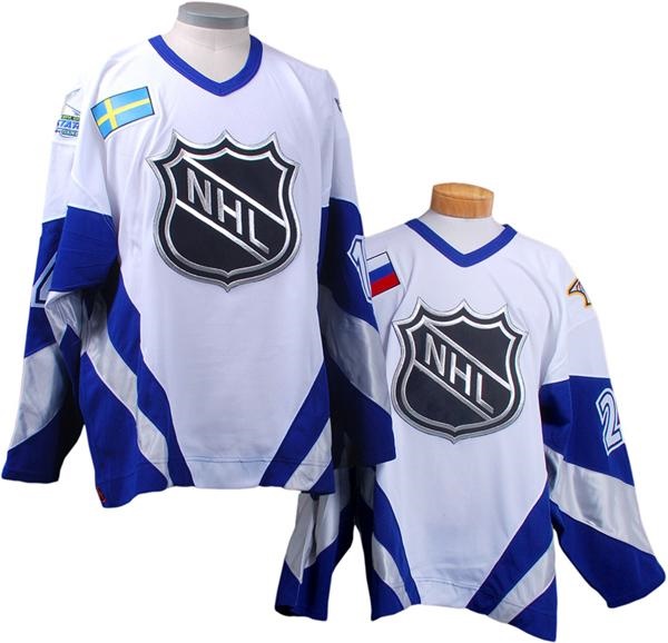 Hockey Equipment - 1999 Sergei Krivokrasov & Mathias Norstrom NHL All-Star Game  Worn Jerseys (2)