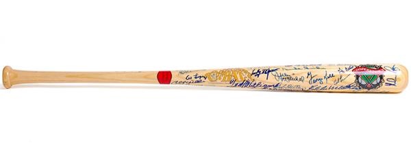 Baseball Autographs - Hall of Fame Signed Bat with Williams