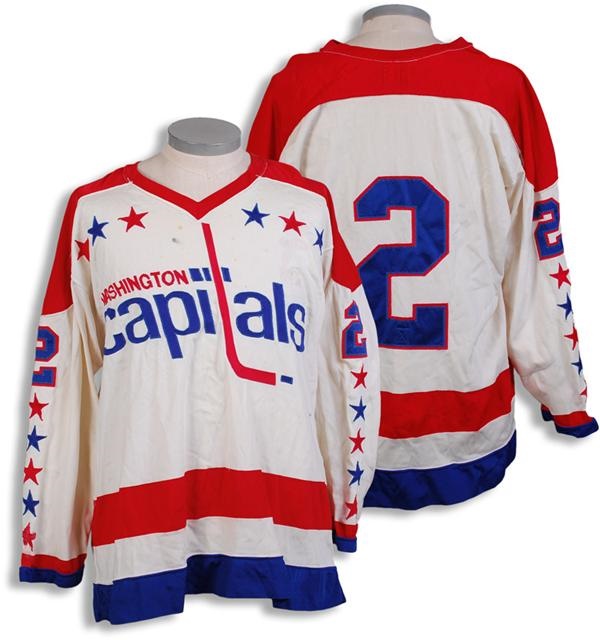 Hockey Equipment - 1974-75 Doug Mohns Washington Capitals Game Worn Jersey
