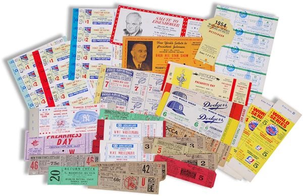 - Collection of All Sports Tickets (60)