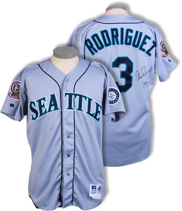 Baseball Equipment - 1995 Alex Rodriquez Game Worn Rookie Jersey with Arod LOA