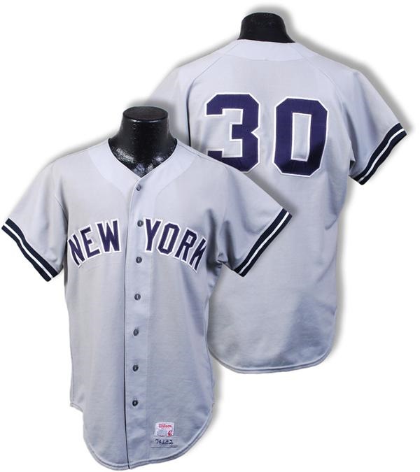 - 1974 Mel Stottlemyre New York Yankees Game Worn Road Jersey