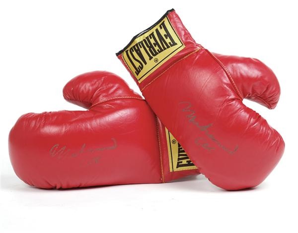 - Pair of Muhamad Ali Signed Gloves