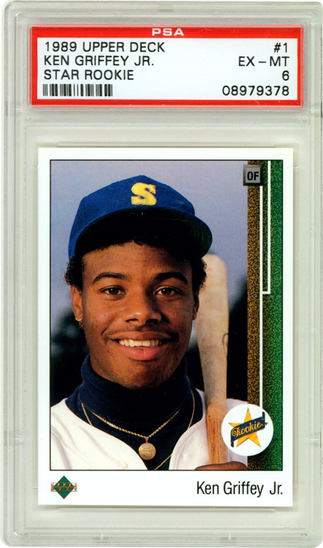 Baseball and Trading Cards - 1989 Ken Griffey Jr. Graded Upper Deck Rookie Cards (10)