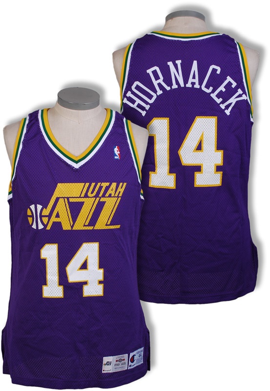 Basketball - 1994-95 Jeff Hornacek Utah Jazz Game Worn Jersey