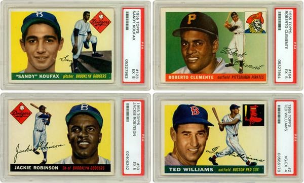 1955 Topps Baseball Card Complete Set