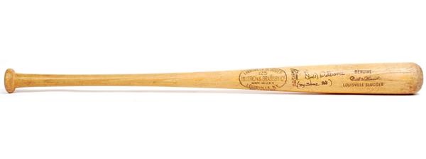 - 1950's Dick Williams Autographed Game Used Bat