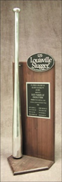 1986 Dave Parker Silver Slugger Award (35" tall)