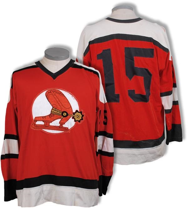 Hockey Equipment - 1971-72 Fran Huck Denver Spurs WHL Game Worn Jersey