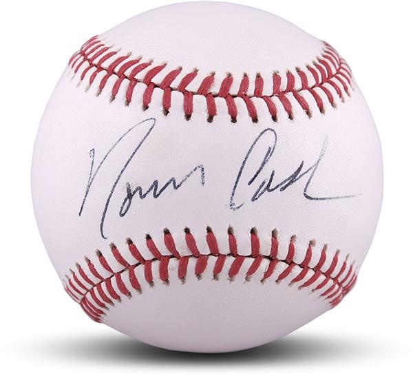 - Norm Cash Single Signed Baseball