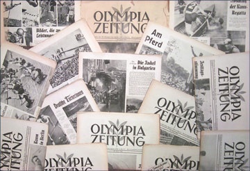 1936 Berlin Summer Olympics Complete Newspaper Run