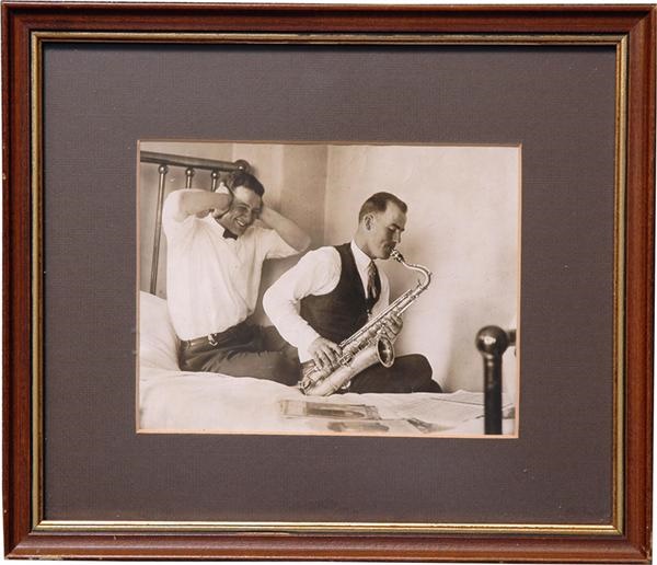 The Benny Bengough Collection - LOU GEHRIG (1903-1941) : Lou Gehrig and Bennie Bengough, 1928