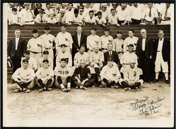 - CY YOUNG (1867-1955) : Baltimore Old-Timer’s Game, 1932