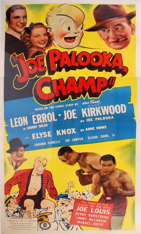 Muhammad Ali & Boxing - Joe Palooka Boxing Three Sheet Movie Poster