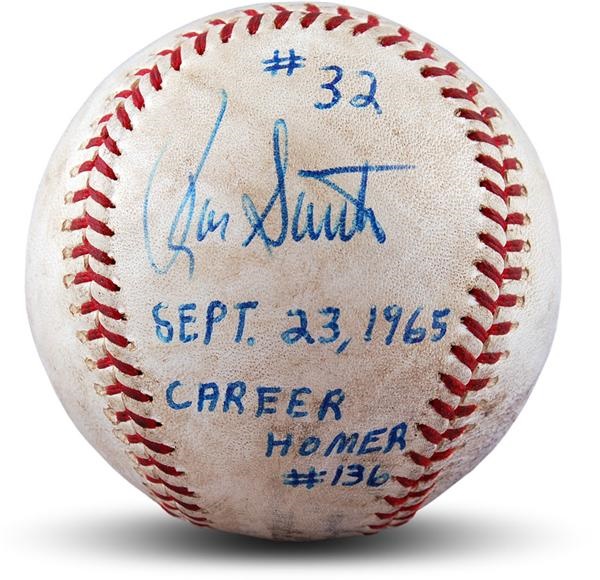 - 1965 Ron Santo Homerun Baseball
