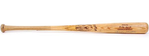 Mantle and Maris - 1973-75 Mickey Mantle Signed Professional Model Bat