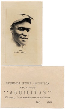 - Rare Pop Lloyd "Joe" Negro League Baseball Card