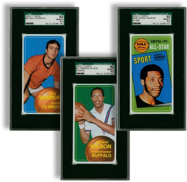 Basketball - 1970-71 Topps Basketball Card Collection of 44 (SGC 8.5)