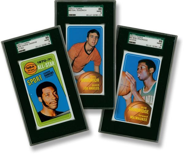 Baseball and Trading Cards - 1970-71 Topps Basketball Cards Collection of 53 (SGC 8)