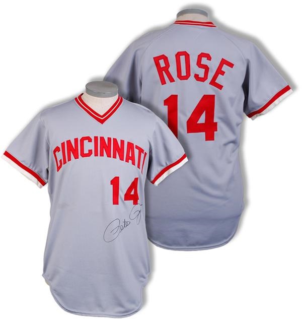 1974-75 Pete Rose Cincinnati Reds Game Worn Jersey