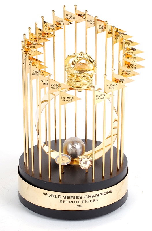 Sports Rings And Awards - 1984 Detroit Tigers World Series Trophy